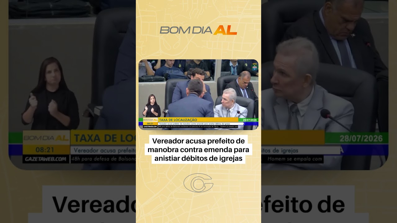 Vereador acusa prefeito de manobra contra emenda para anistiar débitos de igrejas
