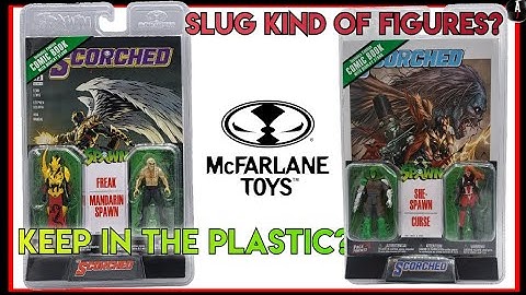 McFarlane Toys Spawn SCORCHED PAGE PUNCHERS 2pk 3inch Figures W/Comics