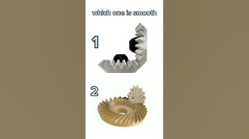 Mechanical power transmission by bevel gears||Bevel gears design in Autocad and Solidworks#shorts