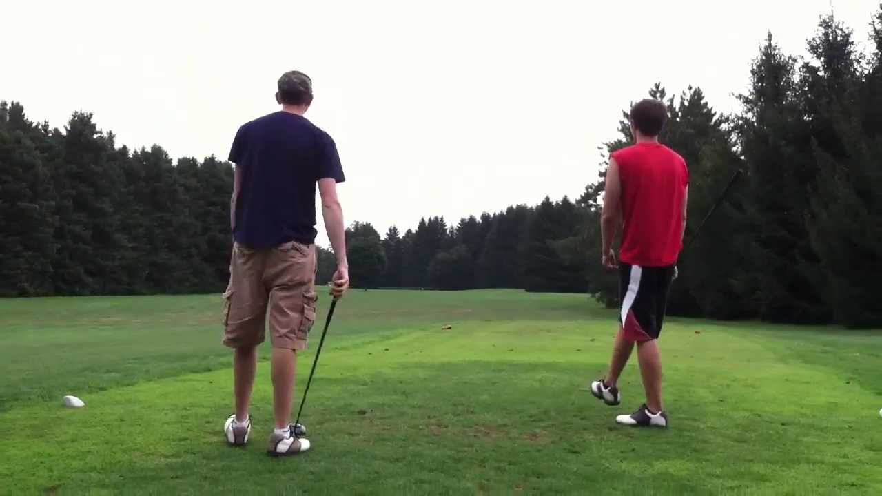 Two Friends Golfing At The Same Time Deme Acres Golf Course YouTube