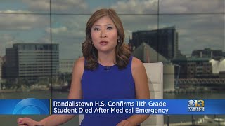 Randallstown High School student dies after medical emergency at football practice, Baltimore Banner