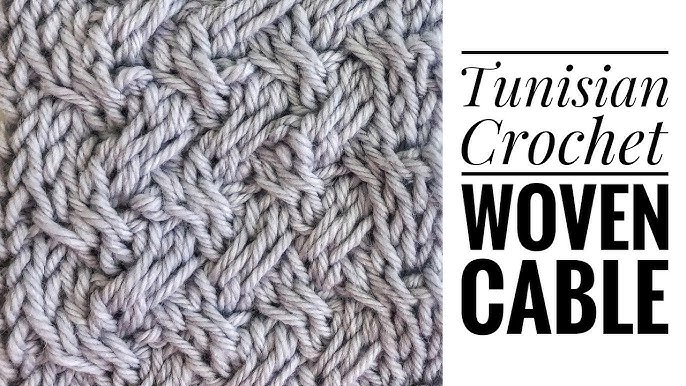 Tunisian Crochet Tutorial – Cables (3×3) - KnitterKnotter