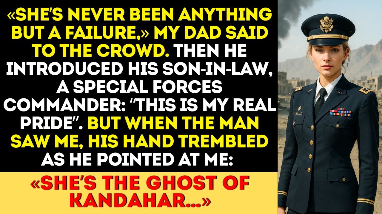 My Father Shamed Me in Front of the Crowd — Until His Special Forces Protégé Saw Me: “She’s the…”