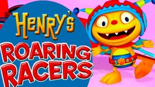 Henry Hugglemonster Game Episode Henry's Roaring Racers Preschool Children's Games Resimi