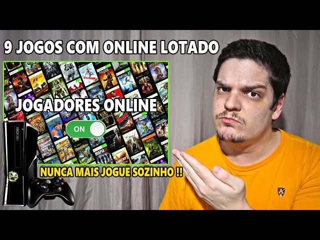 9 JOGOS QUE SÃO LOTADOS DE JOGADORES ONLINE PARA VOCÊ NUNCA MAIS JOGAR  SOZINHO EM SEU XBOX 360 🔥🔥🔥 