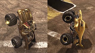 MONSTER JAM GOLD MONSTER TRUCKS Freestyle @MJM screenshot 2