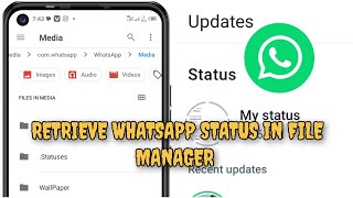How to Find WhatsApp Status Files Using file manager in android ! - WHATSAPP STATUS TIPS AND TRICKS screenshot 4