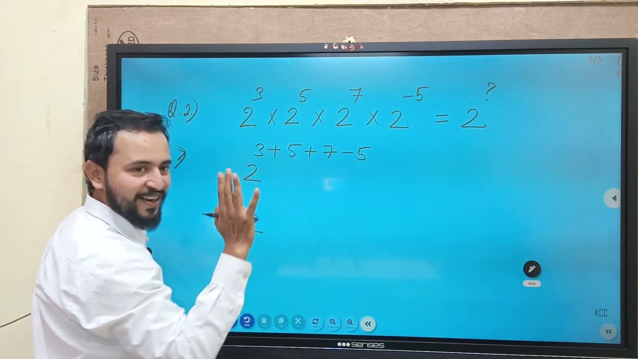 Basic Indices Simplification - Army, SSC exams. Army Maths class in English, Kannada