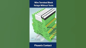 Phoenix Wire Terminal Block Relays Without Tools #reels #tech #shorts #phoenix #industry #industrial