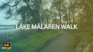 A Quiet Walk Along the Water - Stockholm - 4K Ambient Music - Alvik to Ålstens Gård