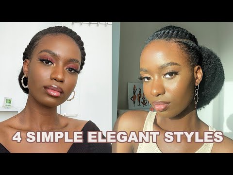 SIMPLE &amp; EASY NATURAL HAIRSTYLES ON NATURAL HAIR 2021 COMPILATION WITH EXTENSIONS