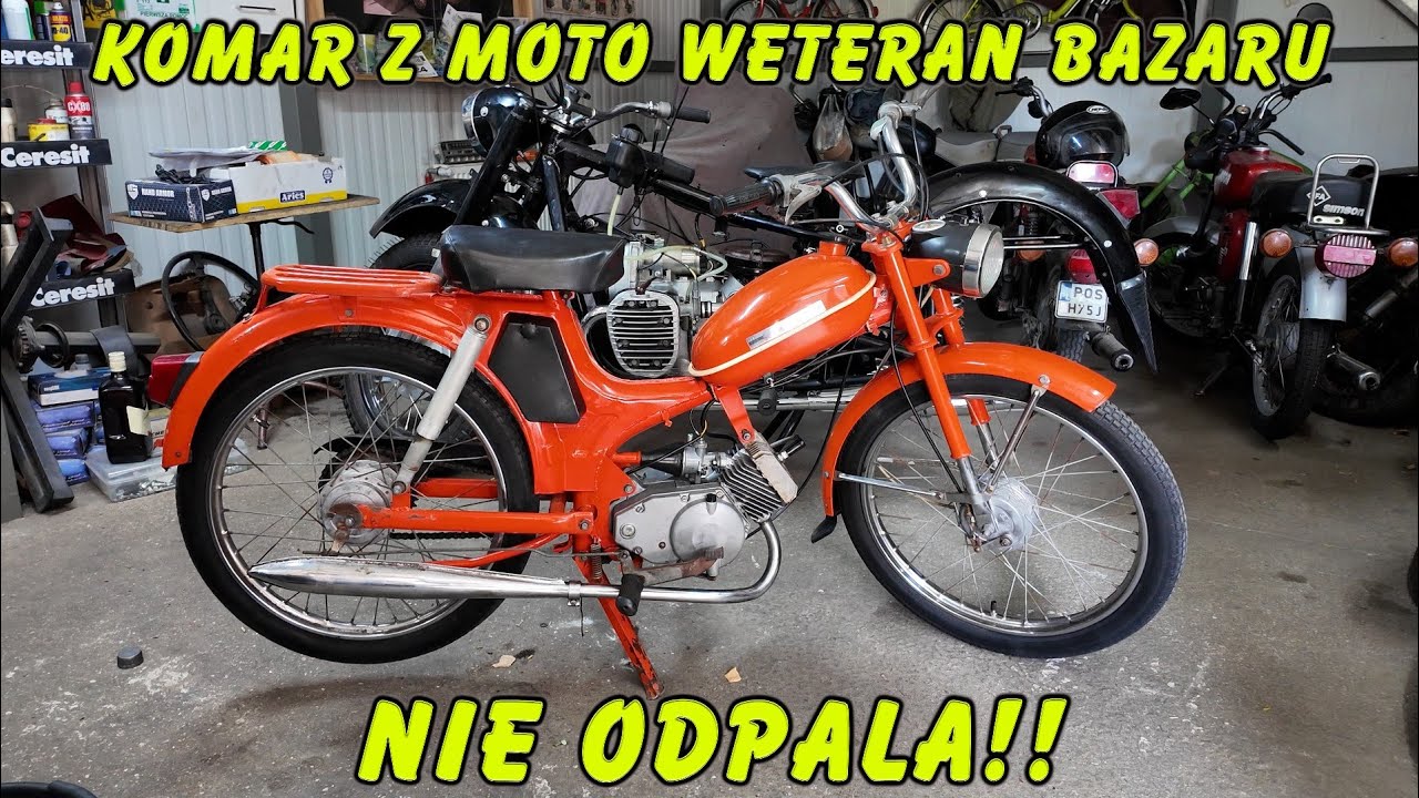 Kupiłem Komara 2352W na Moto Bazarze w Łodzi 😃😃 Mamy problem z odpaleniem 🤔🤔
