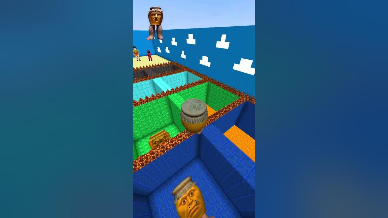Italian Brainrot vs Squid Game Lava Jump (Part 4) #minecraft #italianbrainrot #brainrot