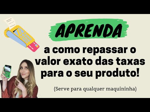 Vídeo: Como Calcular A Taxa Por Peça