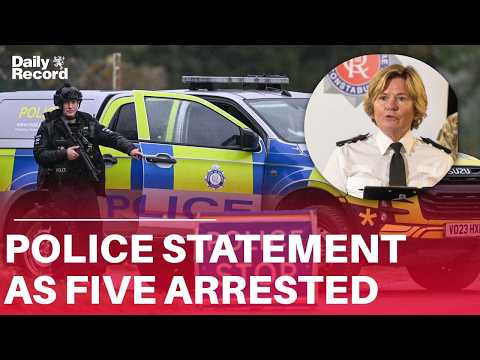 Gloucestershire Police speaks as five men arrested on suspicion of explosive and terrorism offences
