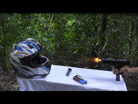 Video: ¿Puede un casco de motocicleta detener una bala?
