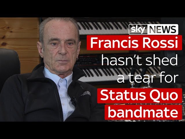 Francis Rossi hasn't shed a tear for Status Quo bandmate Rick Parfitt class=