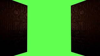 Free Copyright Chroma Key Green Screen Opening Ancient Door greenscreen chromakey freecopyright