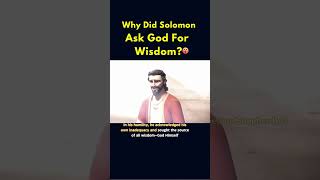 Why Did Solomon Ask God For Wisdom? 🤯😳🔥 #Shorts #Youtubeshorts #Catholic #Bible #Fypシ