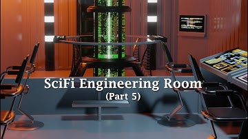 Blender 2.8: Modeling a SciFi Engineering Room (Part 5)