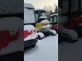 Winter time!!! #tiltrotator #jordas #excavator #kubota