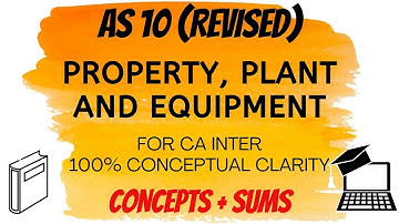 AS 10 in ENGLISH - Property, Plant & Equipment - CA Intermediate - PART 1