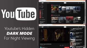 How To Activate/Enable Secret/Hidden Dark Mode On YouTube In Google Chrome 2017