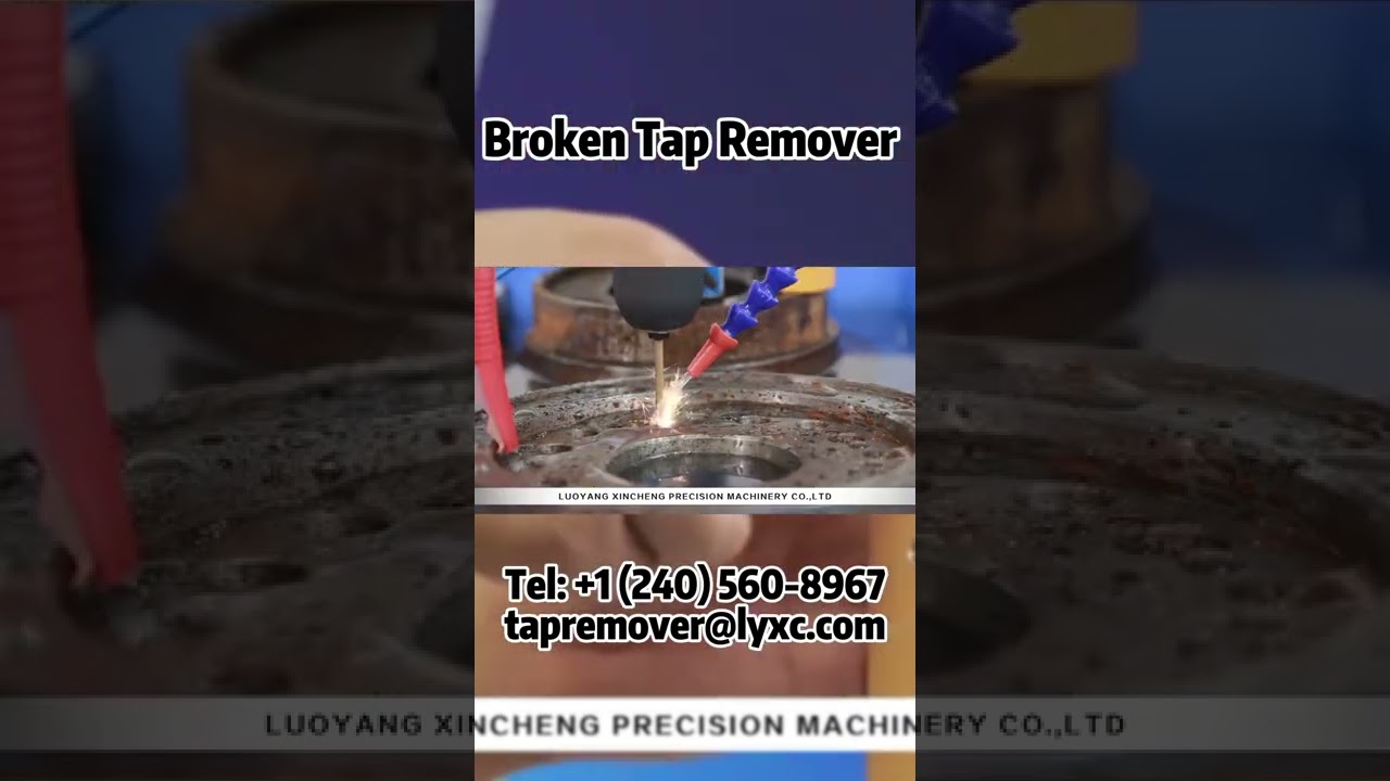 Edm machine--Broken tap remover--Real case--Removal samples
