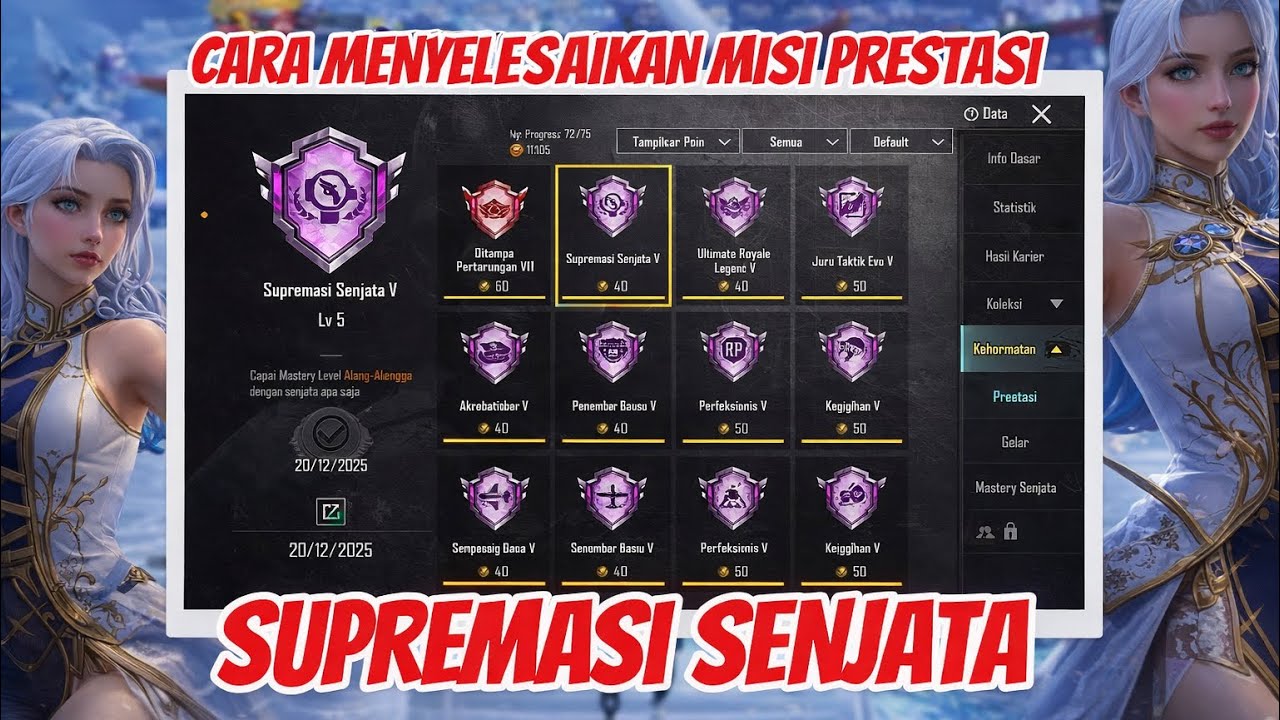 MISI PRESTASI “SUPREMASI SENJATA” | PUBG MOBILE
