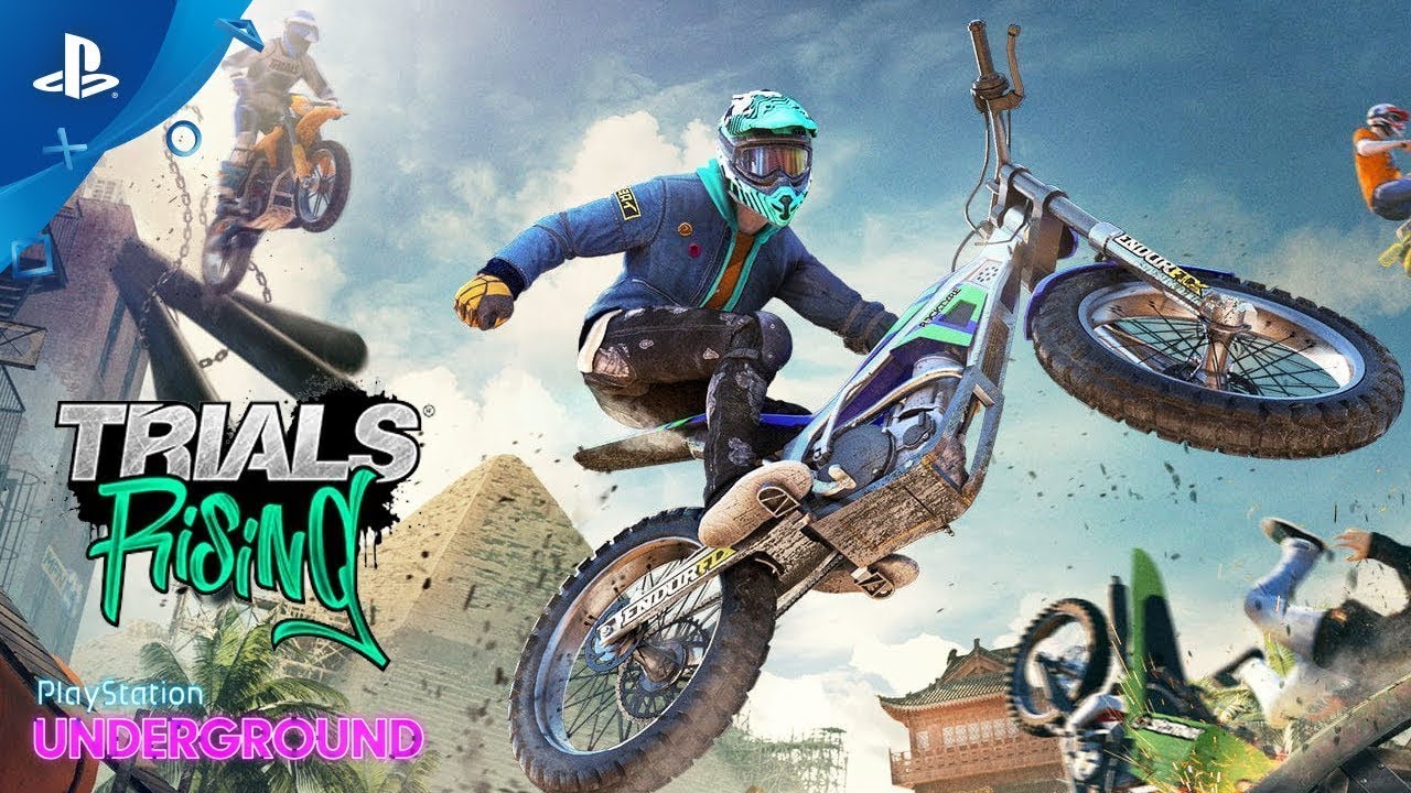 Trials ps4. Trials Rising ps4. Игра мотоциклы на PLAYSTATION 4. Мототриал игра PS вид сбоку. Мотоциклы от юбисофт.