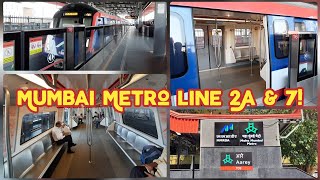 Mumbai Metro line 2A & 7 | Mumbais newest Metro journey highlights