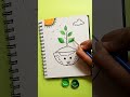 How to draw world environment day poster save nature drawing easy