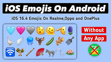 iOS 16.4 Emojis On Android Without Zfont | iOS Emojis On Realme,Oppo and Oneplus