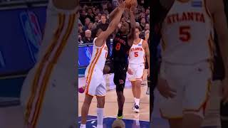 OG Anunoby Attacks The Rim, Goes Up for the STRONG Two-Handed Dun...Basket!  #nba #knicks