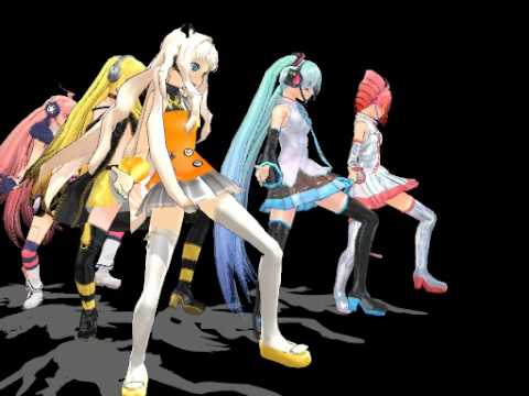 [[MikuMikuDance]] Elektrika Ft. SeeU, Lily, Hatsune Miku, SF-A2 Miki, and Kasane Teto