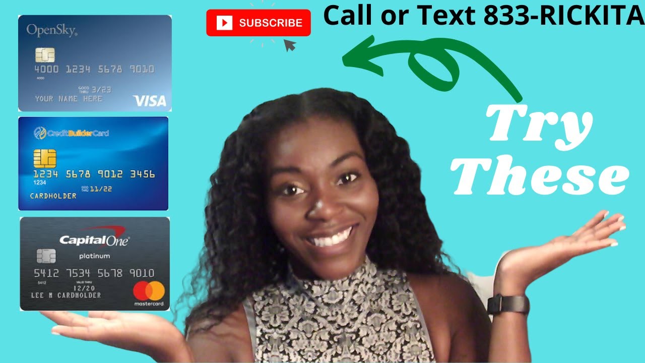 Building your credit and can't get a credit card? Apply for these cards to build credit FAST