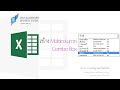 สอน Excel: การสร้าง Combo Box / Dropdownlist แบบหลายคอลัมน์ (Multicolumn Combo Box ActiveX control)