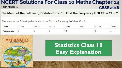 Extra Question Solutions 6 For Class 10 Maths Chapter 14 Statistics