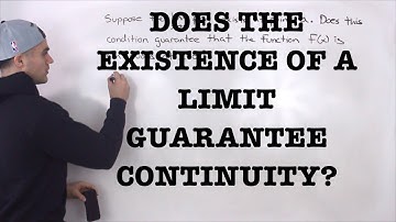 MCV4U (Unit 1 Test 2 Communication Question 2) - Limits and Continuity