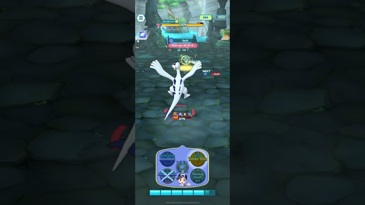 Ethan (Arc.) & Lugia Solo Azelf Legendary Arena [Pokemon Masters Ex]