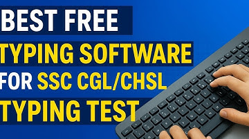 🔥 Best Free Typing Software for SSC CGL/CHSL Typing Test #ssccgl2025 #ssc #sscchsl #ssctyping