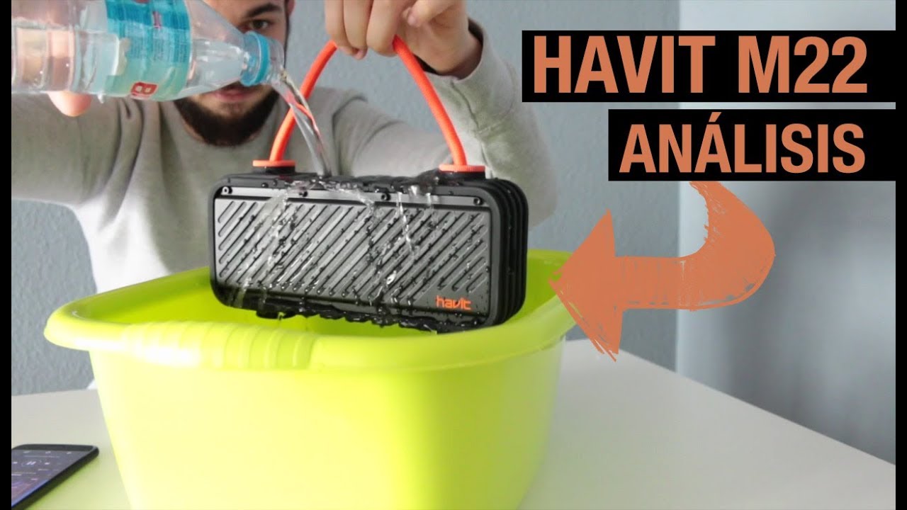 El mejor altavoz bluetooth resistente al agua y golpes 2018 | Havit M22