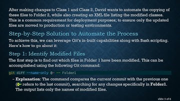 Efficiently Copying Modified Files with Bash from One Git Folder to Another