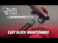 Easy harken block maintenance  tech team express