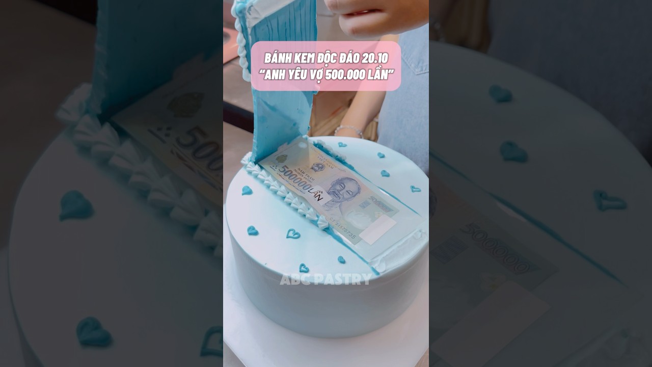Ý tưởng bánh kem 20/10 đặc biệt có 1 không 2!! #abcpastry #banhkem #joschi