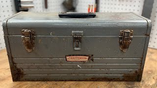 Vintage Craftsman Toolbox Restoration