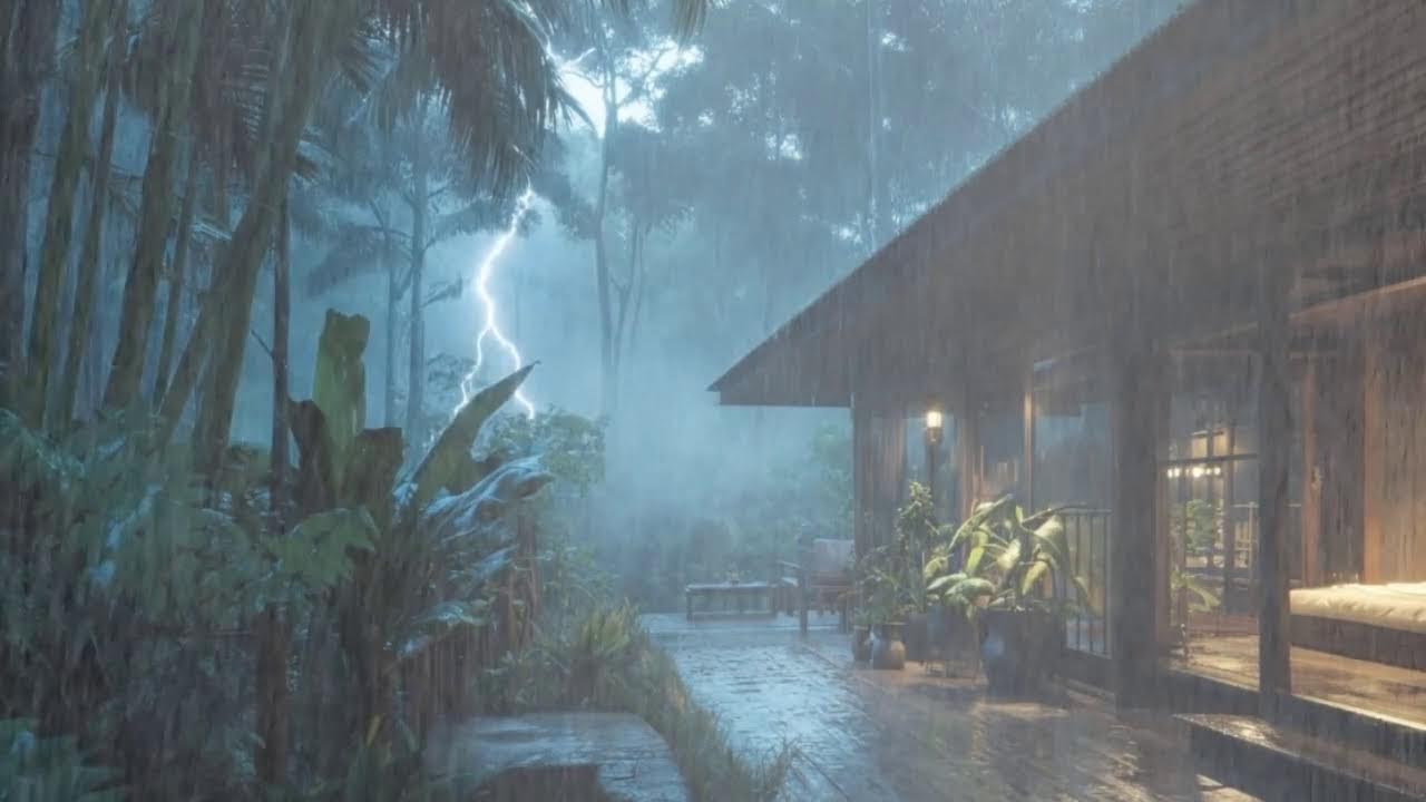 Deep Rain Sleep Therapy - Knock You Out in Minutes | Reduce Stress & Anxiety | No Ads Sleep Experien