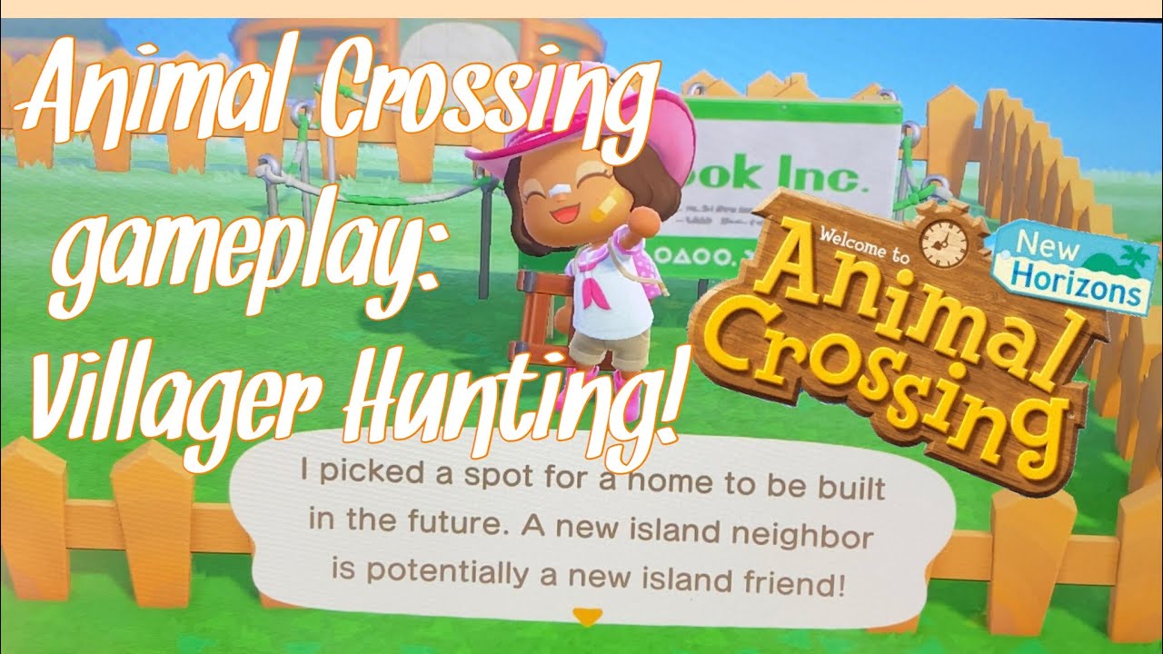 Animal Crossing Gameplay Villager Hunt YouTube