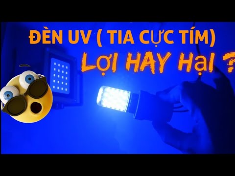 Trên Tay Đèn Led UV (UltraViolet) tia cực tím sử dụng như thế nào???