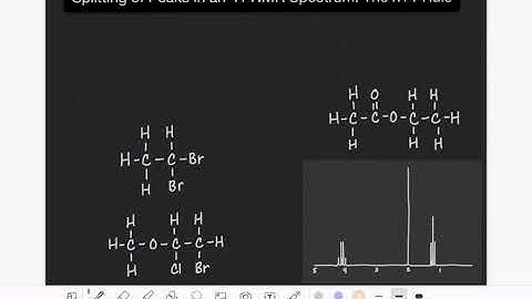 30: H-NMR splitting and the n+1 rule